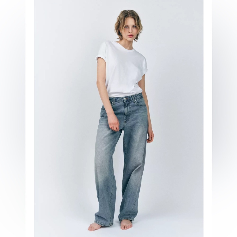 Zara Mid Waist Baggy Jeans ZW Collection